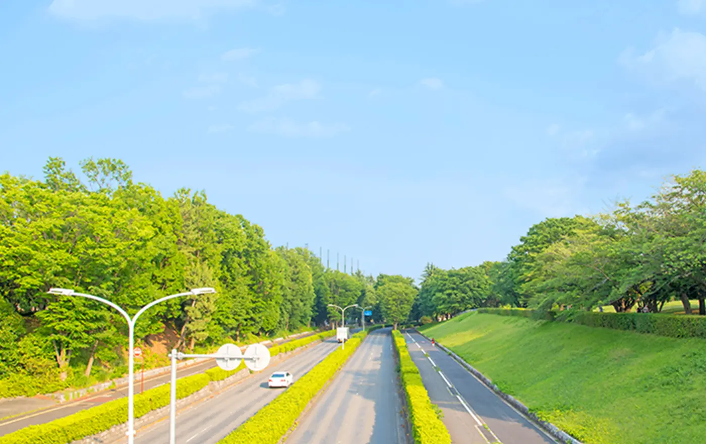 高速道路の風景